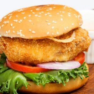 Hamburger poisson fish burger