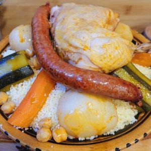 Couscous merguez légumes