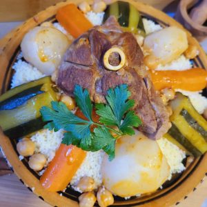 Couscous agneau légumes