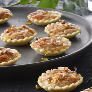 Tartelette chèvre miel noix
